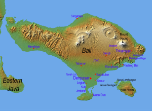 Mapa Bali